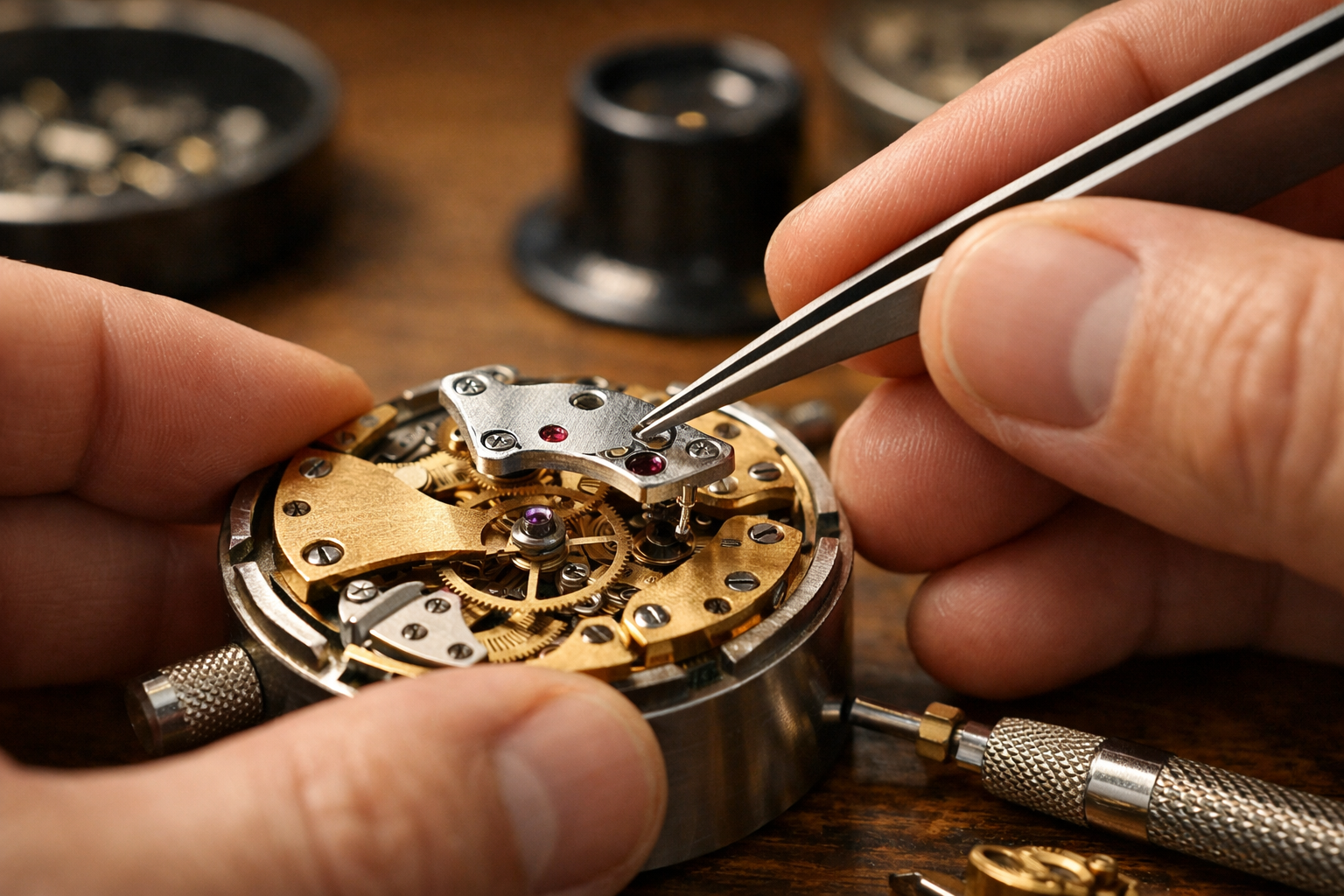 Precise assembly of restored movement components